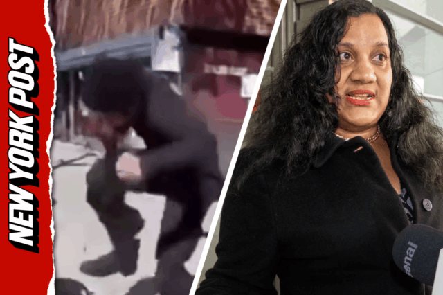 Mãe de menino de 14 anos que pisoteou brutalmente adolescente fala aos repórteres
