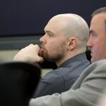 A mãe do assassino da FedEx, Tanner Horner, testou sua educação em seu julgamento na quarta-feira. Horner é visto ouvindo depoimento no tribunal