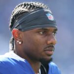 New York Giants wide receiver Malik Nabers against Los Angeles Chargers