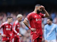 Man City 4-0 Liverpool: A turnê de despedida de Mohamed Salah começou da pior maneira possível, com os Reds perdendo todas as lutas diante da crueldade dos anfitriões, escreve IAN LADYMAN A volta de despedida de Mohamed Salah em Liverpool ameaça se transformar em algo muito mais sombrio