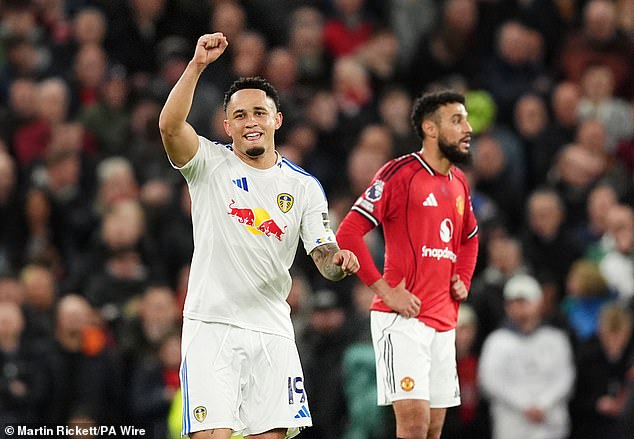 Man United 1-2 Leeds United: Rusty Red Devils foi obrigado Noah Okafor marcou duas vezes na vitória do Leeds sobre o Man United por 2 a 1 em Old Trafford na noite de segunda-feira