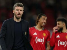 Manchester United se aproxima da qualificação para a Liga dos Campeões, Carrick diz que trabalho ainda está pendente Manchester United se aproxima da qualificação para a Liga dos Campeões, Carrick diz que trabalho ainda está pendente