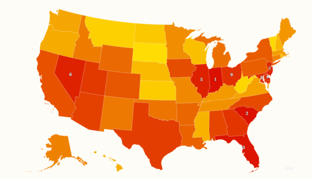 Mapa mostra estados onde os proprietários estão lutando para pagar New Jersey Special Election 2026: Inside the Race to Succeed Mikie Sherrill