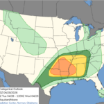 Mapas meteorológicos dos EUA mostram estados enfrentando neve e tempestades