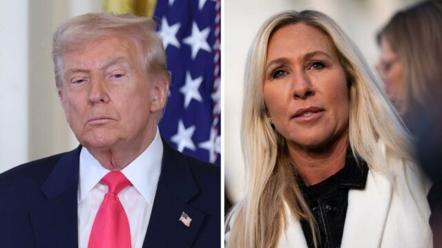 Presidente Donald Trump e CEO da Paramount David Ellison (Crédito: Getty Images)