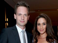 Meghan Markle reage depois que Patrick J. Adams fala sobre ela no podcast Patrick J. Adams brinca sobre Suits encontrando sucesso na Netflix devido a Meghan Markle e Príncipe Harry 328
