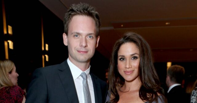 Meghan Markle reage depois que Patrick J. Adams fala sobre Patrick J. Adams brinca sobre Suits encontrando sucesso na Netflix devido a Meghan Markle e Príncipe Harry 328