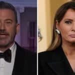 A primeira-dama Melania Trump em entrevista coletiva após o tiroteio.