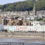 Um menino de 11 anos foi hospitalizado em Weston-super-Mare (foto) e a polícia prendeu um adolescente