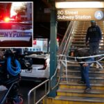 Menino de 15 anos baleado em trem do metrô de Nova York na hora do rush