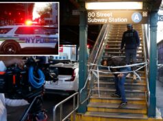 Menino de 15 anos baleado em trem do metrô de Nova York na hora do rush Menino de 15 anos baleado em trem do metrô de Nova York na hora do rush