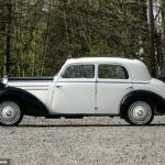 Este Mercedes-Benz dos anos 50 – fortemente ligado ao ícone da cultura pop Marilyn Monroe – será vendido em leilão no próximo mês. Espera-se que o motor antigo seja vendido por mais de £ 150 mil