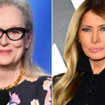Meryl Streep chama a atenção de Melania Trump para a moda e a 'desestabilização' das mulheres no poder: 'Elas têm que desnudar os braços na TV enquanto os homens estão cobertos de terno'