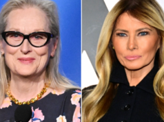 Meryl Streep chama a atenção de Melania Trump para a moda e a ‘desestabilização’ das mulheres no poder: ‘Elas têm que desnudar os braços na TV enquanto os homens estão cobertos de terno’ Meryl Streep chama a atenção de Melania Trump para a moda e a 'desestabilização' das mulheres no poder: 'Elas têm que desnudar os braços na TV enquanto os homens estão cobertos de terno'