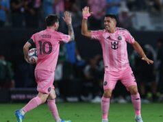 Messi e Suarez marcam no empate do Inter Miami em 2 a 2 com Austin na primeira partida no novo estádio Messi e Suarez marcam no empate do Inter Miami em 2 a 2 com Austin na primeira partida no novo estádio