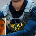 Migrante ilegal fugitivo com longa ficha criminal bate em agente do ICE com veículo