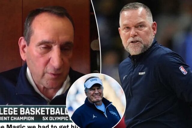 Mike Krzyzewski usa a escavação de Bill Belichick para jogar água fria no contratado de Mike Malone da UNC
