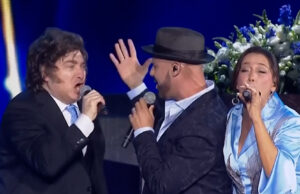 Milei da Argentina canta e acende tocha para o dia nacional de Israel Milei da Argentina canta e acende tocha para o dia nacional de Israel