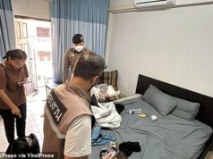 Mistério quando Brit é encontrado morto por sua namorada na Tailândia com um ferimento na nuca O homem de 42 anos teria bebido muito antes de deixar seu apartamento alugado em Pattaya, na madrugada de 4 de abril.