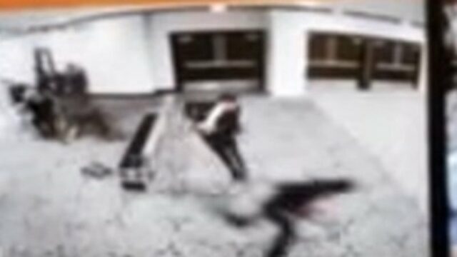 Momento do suposto atirador apressou a segurança antes de abrir fogo
