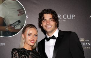 Morgan Riddle usa camiseta de ‘ex-namorada’ em meio à separação de Taylor Fritz GettyImages-1694727426 Morgan Riddle Taylor Fritz