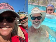 Mulher americana desaparecida nas Bahamas após cair no mar durante passeio de barco com marido identificado Mulher americana desaparecida nas Bahamas após cair no mar durante passeio de barco com marido identificado