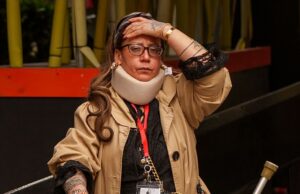 Mulher ‘descontrolada’, 50 anos, que ‘bateu no vizinho com muleta depois de cortar suas glicínias’ é considerada culpada de dano criminal Atidel Boutara Cook (foto), que compareceu ao tribunal com o que parecia ser um andador vermelho, foi instruída duas vezes pelo juiz distrital Oliver para não interromper enquanto seus vizinhos prestavam depoimento