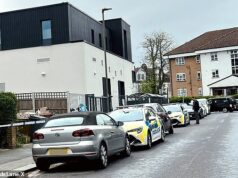 Mulher e homem são presos por tentativa de incêndio criminoso ‘anti-semita’ na sinagoga do norte de Londres, onde ‘suspeitos vestidos de balaclava lançaram coquetéis molotov’ O incidente aconteceu na Finchley Reform Synagogue em Fallow Court Avenue, North Finchley, durante a noite