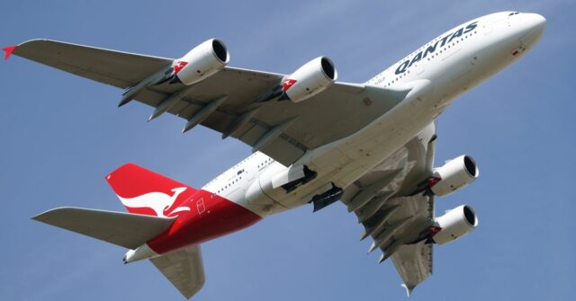 Avião Qantas