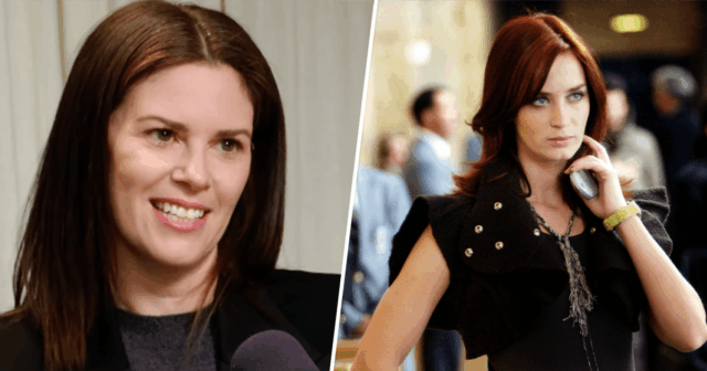 Emily, interpretada por Emily Blunt, em 