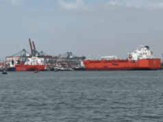 Navios com destino ao Paquistão passam pelo Estreito de Ormuz Navios com destino ao Paquistão passam pelo Estreito de Ormuz