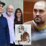 Nick Reiner dá um olhar assustador à acusação durante a audiência de assassinato dos pais