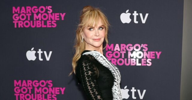 Destaque Nicole Kidman Vestido Preto Expats Estreia em Nova York