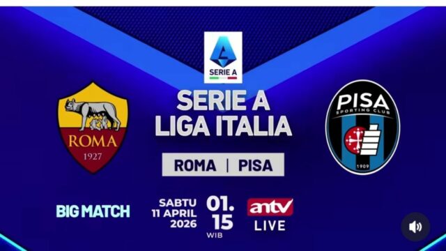 Nonton Gratuito da ANTV! Duelo Sengit Serie A AS Roma Nonton Gratuito da ANTV! Duelo Sengit Serie A AS Roma x Pisa, Siapa Bakal Berjaya?