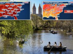 Nova York pode ver calor recorde esta semana, com temperaturas mais de 30 graus acima da média Nova York pode ver calor recorde esta semana, com temperaturas mais de 30 graus acima da média