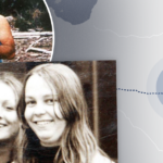 A adolescente de Melbourne, Robin Hoinville-Bartram, à esquerda, e sua amiga Anita Cunningham.