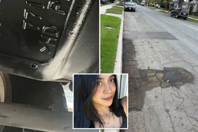 Nova maneira descarada de ladrões de gasolina roubarem combustível de carros em Long Beach, revelada em vídeo chocante
