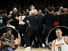 Nuggets cai para Timberwolves quando Nikola Jokic e Julius Randle são expulsos com segundos restantes Nuggets cai para Timberwolves quando Nikola Jokic e Julius Randle são expulsos com segundos restantes