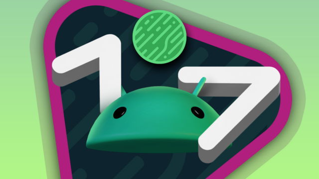 Ilustração de um Google Pixel e um telefone Samsung tocando juntos para compartilhar arquivos, com um grande ícone do Quick Share em primeiro plano.