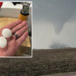 O Centro-Oeste foi atingido por tornados perigosos e ameaças de granizo que podem afetar mais de 130 milhões de pessoas
