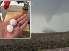 O Centro-Oeste foi atingido por tornados perigosos e ameaças de granizo que podem afetar mais de 130 milhões de pessoas O Centro-Oeste foi atingido por tornados perigosos e ameaças de granizo que podem afetar mais de 130 milhões de pessoas