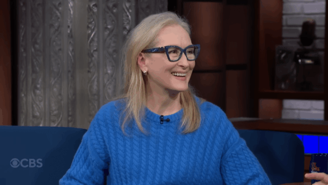 Suéter Cerulean Blue J. Crew de Meryl Streep: compre online
