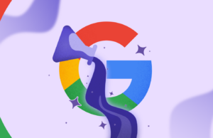 O Google Illuminate está silenciosamente se tornando a melhor ferramenta de pesquisa que eu não sabia que precisava O logotipo Huxe cercado por cartões de podcast digitais flutuantes, com o logotipo NotebookLM desfocado no fundo.