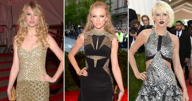 O Met Gala mais encantador de Taylor Swift parece ao longo dos anos
