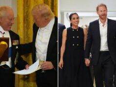O afastamento do príncipe Harry da família real foi flagrante durante a viagem do rei aos Estados Unidos – e ele só pode culpar seu próprio comportamento bobo O afastamento do príncipe Harry da família real foi flagrante durante a viagem do rei aos Estados Unidos - e ele só pode culpar seu próprio comportamento bobo