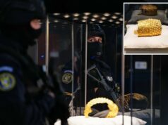 O antigo capacete romeno dourado de valor inestimável retornou ao país após invasão ao museu holandês O antigo capacete romeno dourado de valor inestimável retornou ao país após invasão ao museu holandês