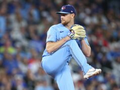 O arremessador Eric Lauer detona a estratégia do gerente do Blue Jays em derrota Eric Lauer #56 of the Toronto Blue Jays