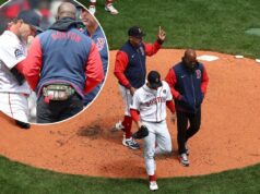 O arremessador do Red Sox, que odeia os Yankees, Sonny Gray, foi para IL depois de deixar o início O arremessador titular do Boston Red Sox, Sonny Gray, à esquerda, é visitado no monte pelo técnico Alex Cora, à direita, durante um jogo de beisebol contra o Detroit Tigers, segunda-feira, 20 de abril de 2026, em Boston.