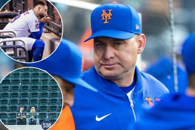 O assento de Carlos Mendoza não poderia estar mais quente enquanto a temporada do Mets se transformava em uma triste bagunça
