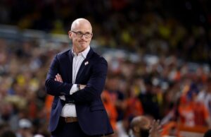 O aviso de Dan Hurley reaparece antes do jogo do título nacional UConn-Michigan Dan Hurley's warning resurfaced before the national title game.
